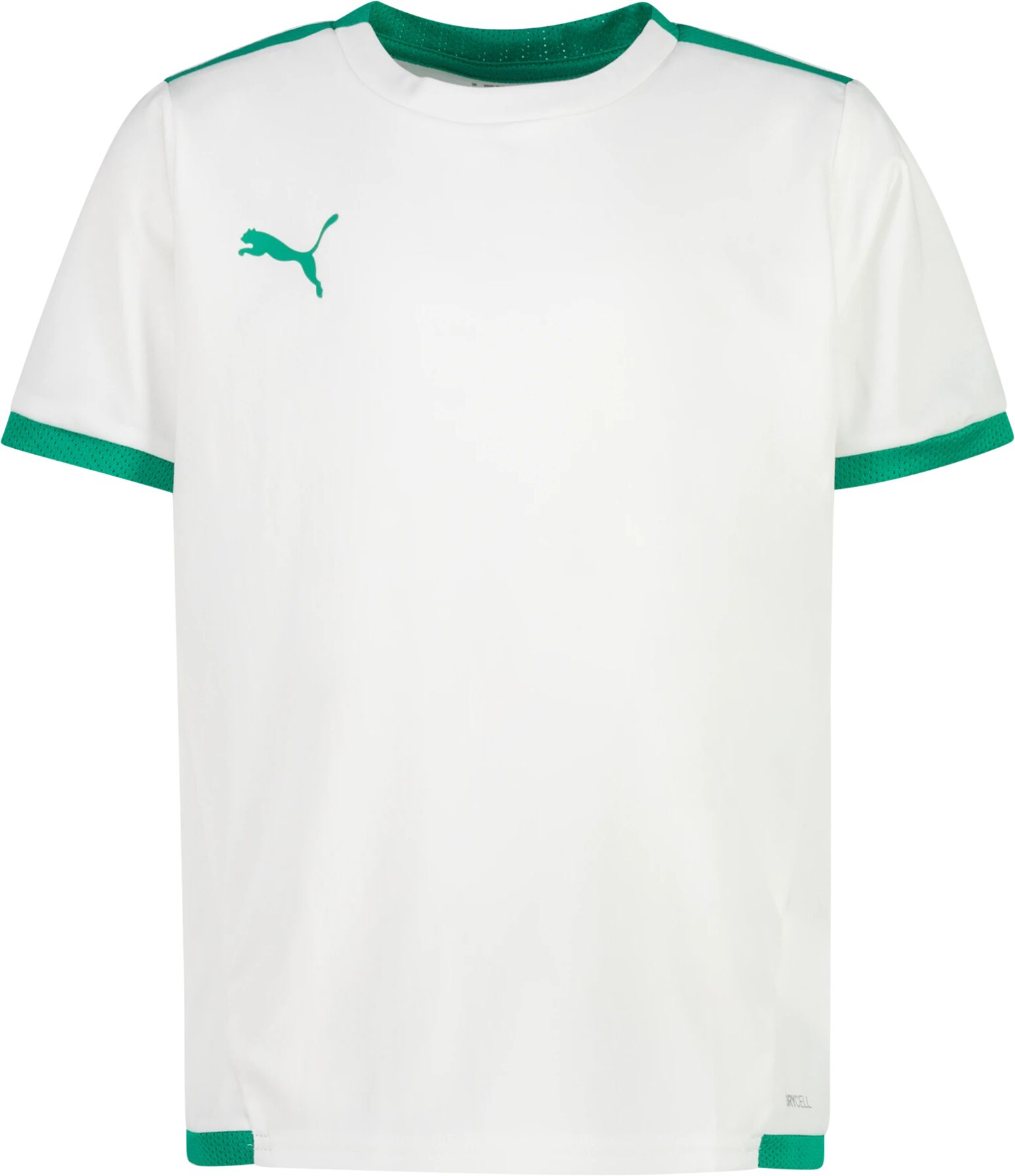 Puma teamLIGA Jersey Jr, t-skjorte junior 152 Puma White-Pepper Gr