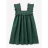 Vestido Judith - Coleção festas e casamentos, da CYRILLUS, para menina verde