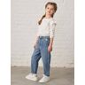 VERTBAUDET Jeans loose boyfriend, para menina stone