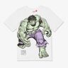 T-shirt Hulk - Branco - T-shirt Rapaz Marvel tamanho 16