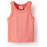 ZY T-Shirt Canelada para Menina, Coral