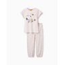 Pijama de Algodão para Menina 'Snoopy', Rosa Claro