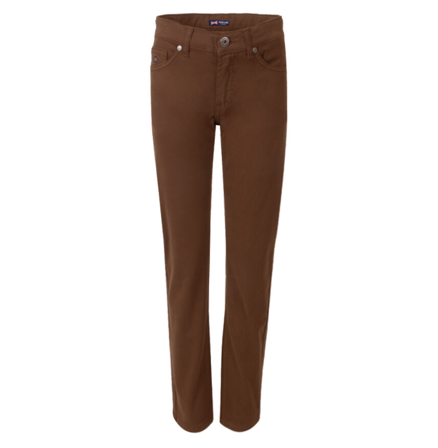 Lion of Porches Calça 5 Pocket Camel Escuro