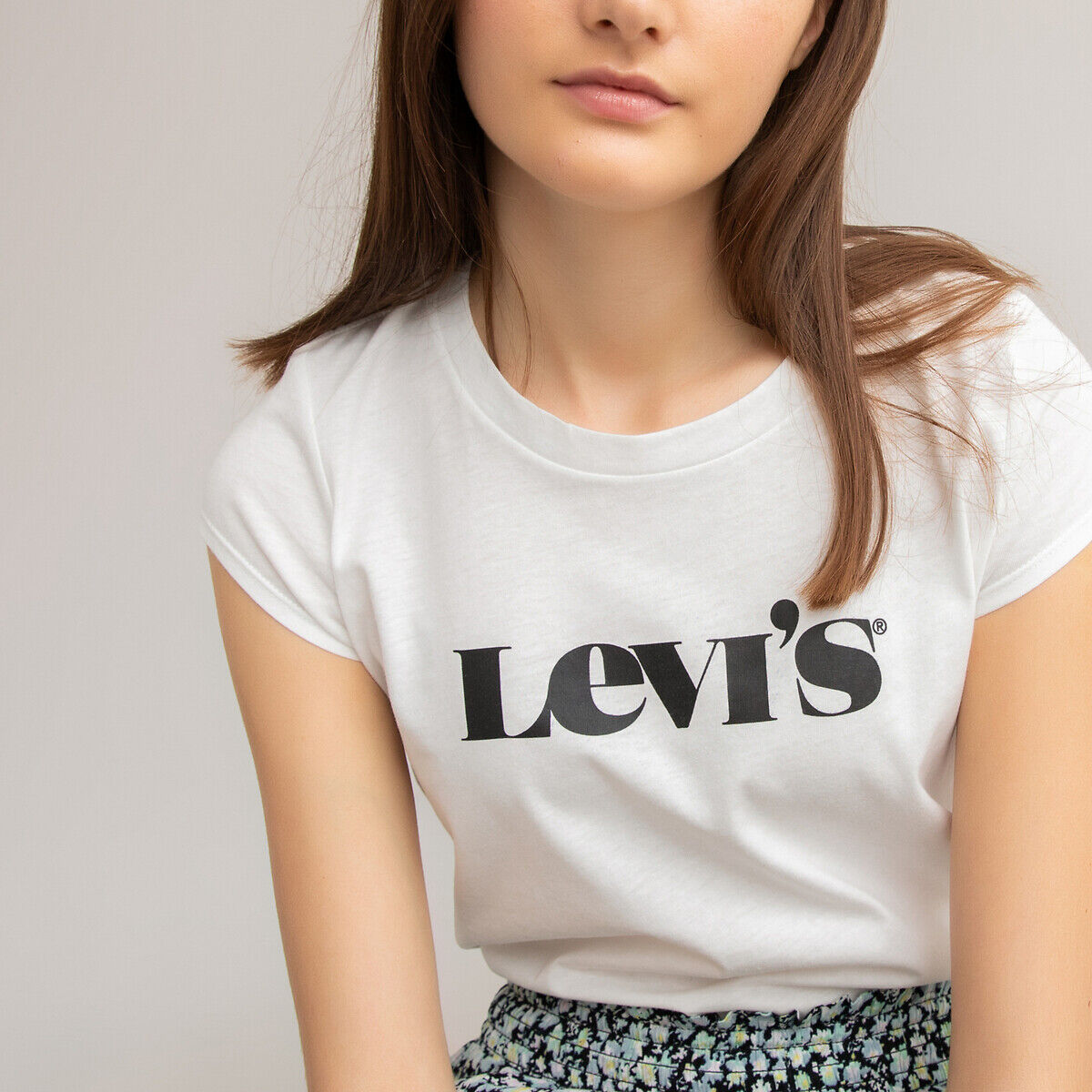 Levi's Kids T-shirt de mangas curtas, 3-16 anos   Branco