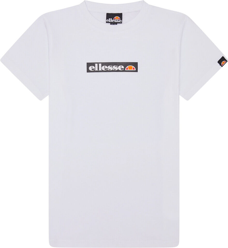 Ellesse T-shirt de mangas curtas Lever, 8-14 anos   Branco