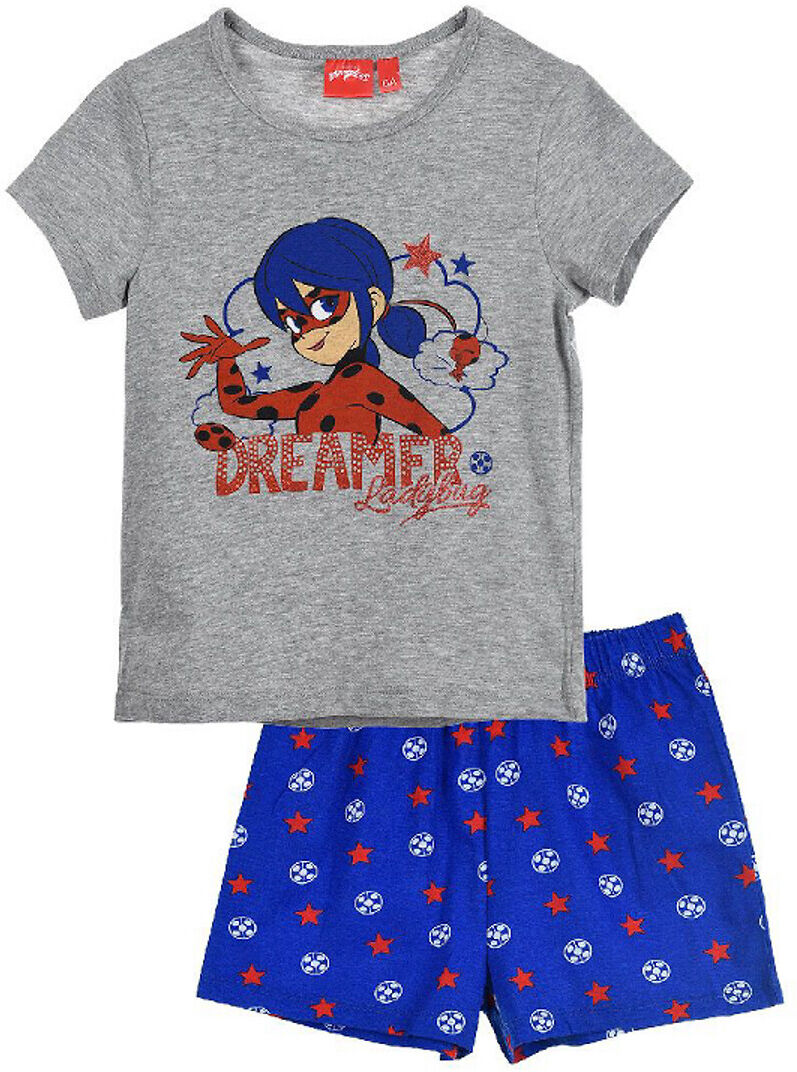 Miraculous Pijama, 4-8 anos   Cinza Mesclado/Marinho