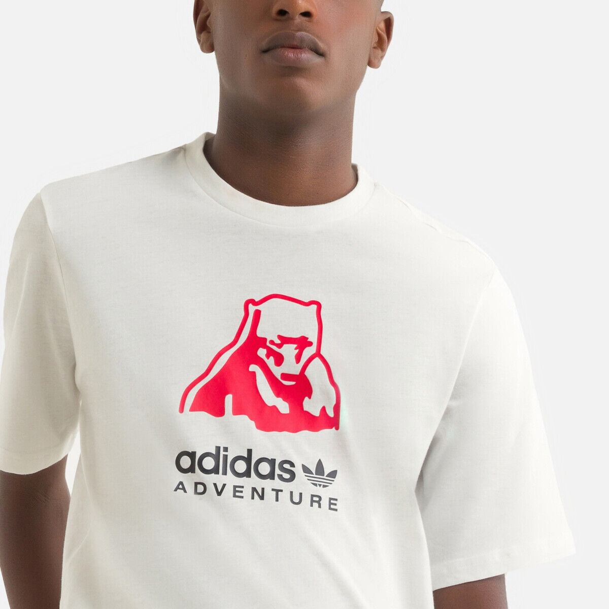 Adidas Originals T-shirt de mangas curtas, Adventure   Branco