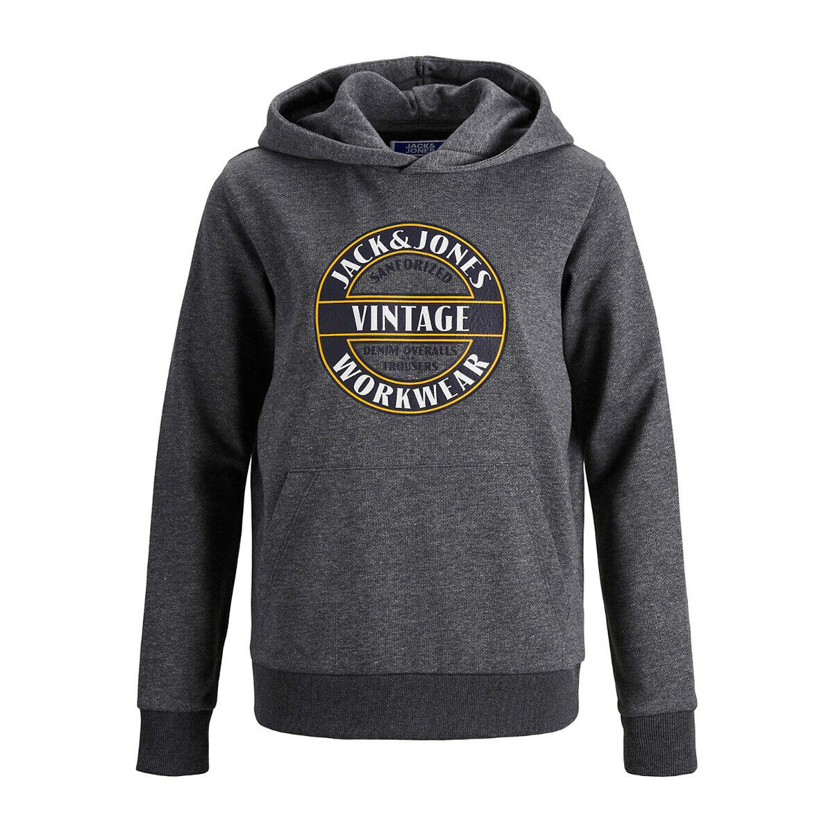 Jack & Jones Junior Sweat com capuz, 10-16 anos   Cinza-Escuro