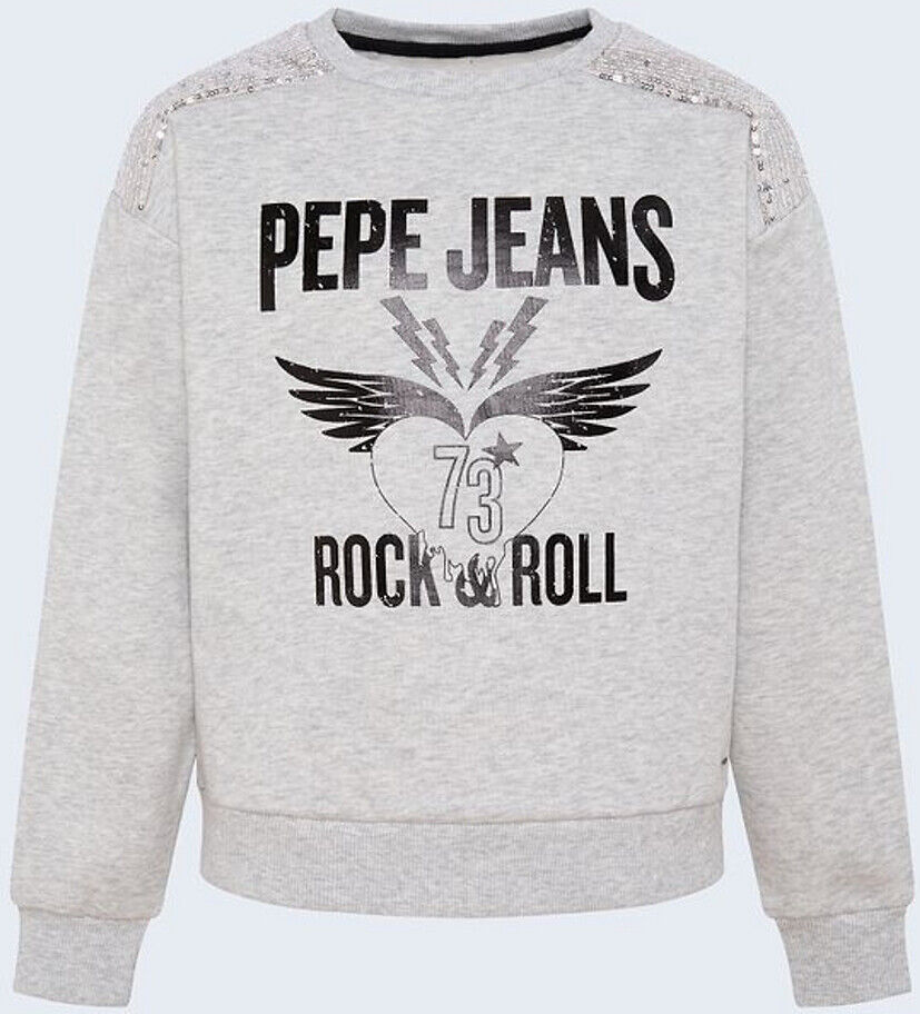 Pepe Jeans Sweat com gola redonda, 8-16 anos   cinza-claro