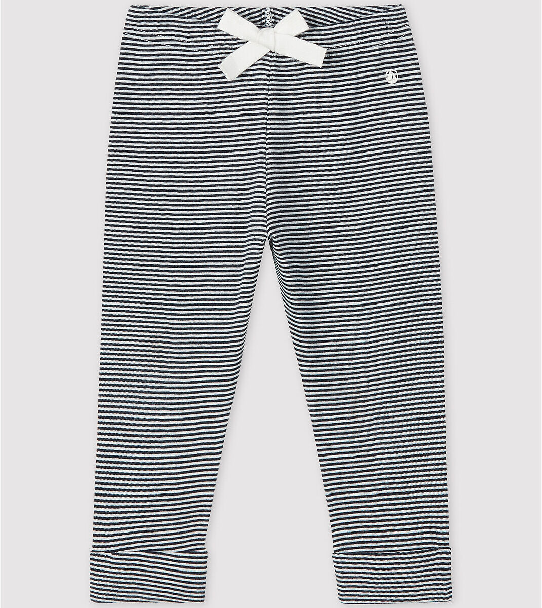 Petit Bateau Leggings às riscas, 6 meses-3 anos   riscas azuis