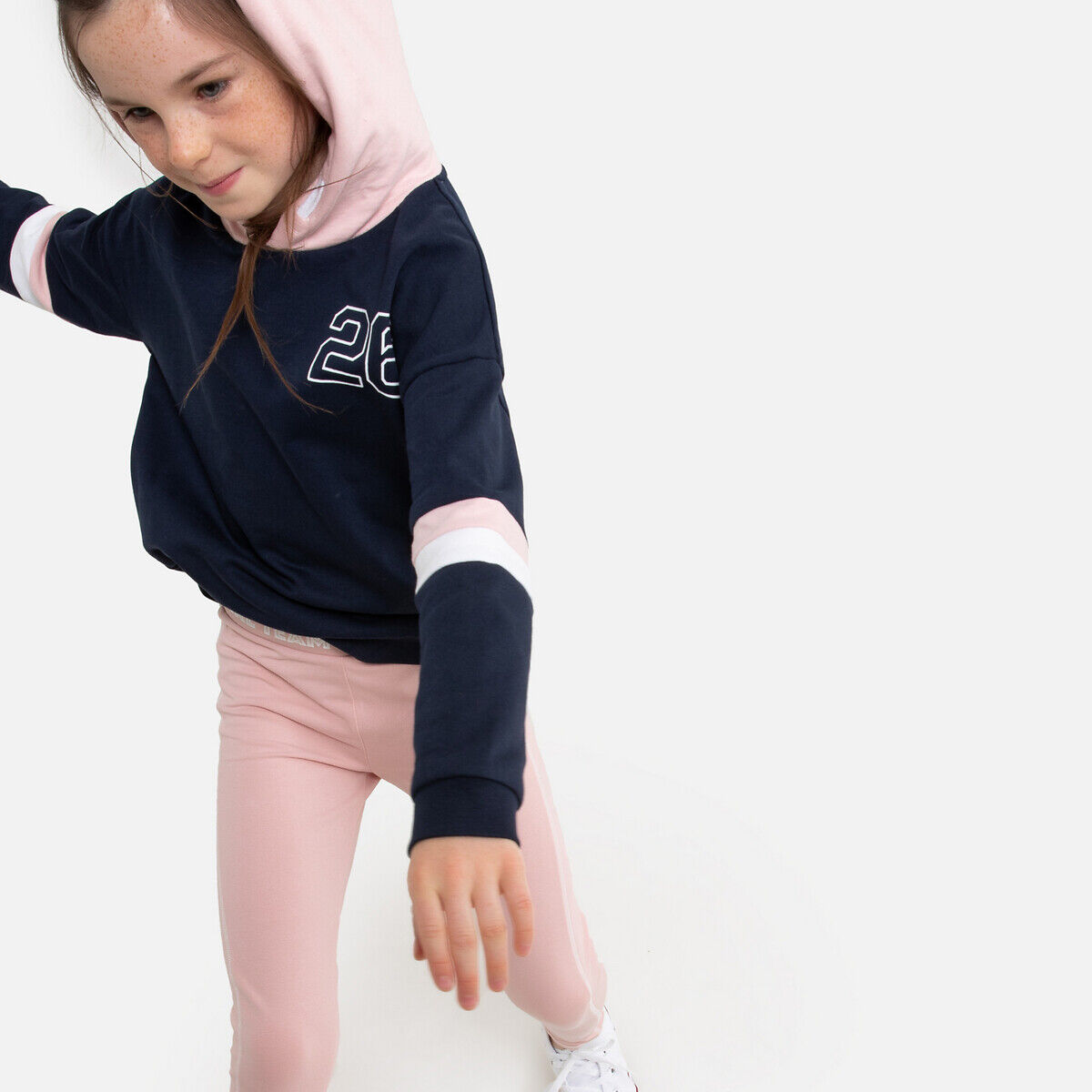 La Redoute Collections Sweat com capuz, em moletão, 3-12 anos   Marinho