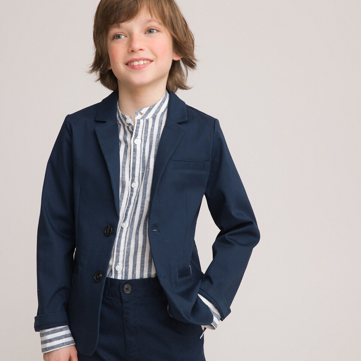 La Redoute Collections Blazer de cerimónia, 3-12 anos   Marinho