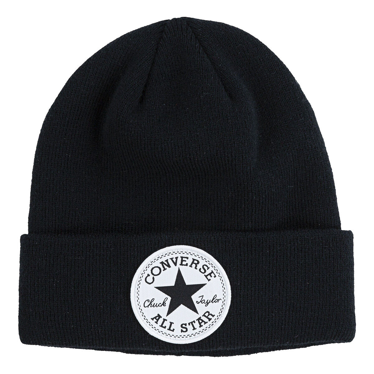 Converse Gorro com dobra   Preto