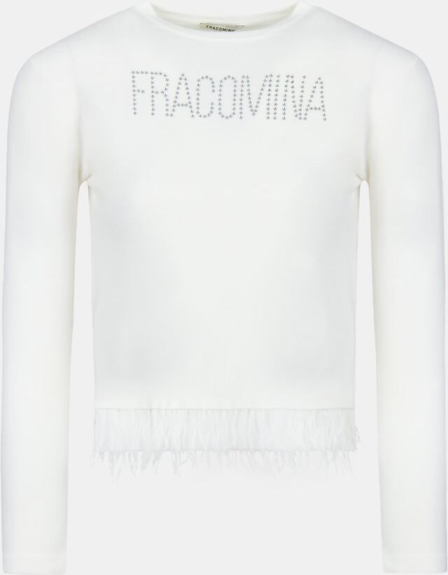 Fracomina Mini Sweatshirts Fracomina Mini Strass - Cru - Júnior Rapariga