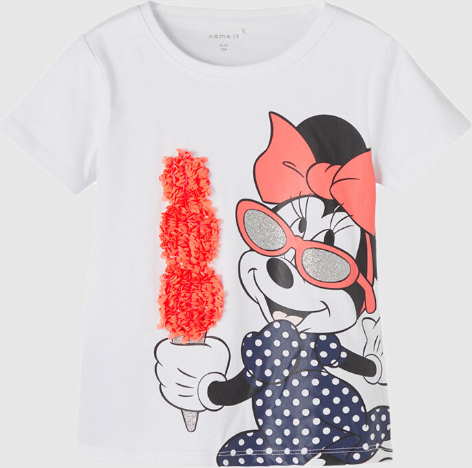 Name It T-Shirt Menina Minnie Antonia Name It Branco