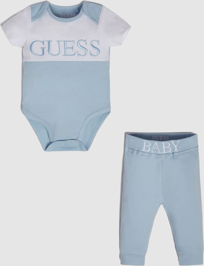 Guess Set Body + Calça Bebé Guess Azul