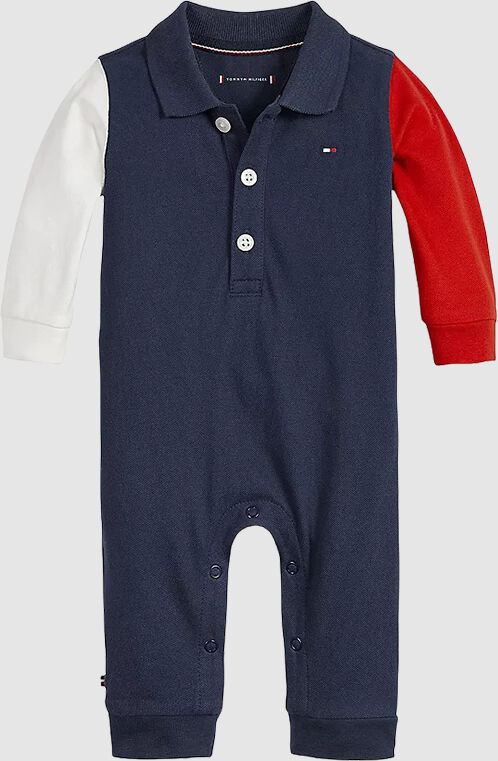 Tommy Jeans- Kids Babygrow Bebé Menino Colorblock Tommy Jeans Azul marinho