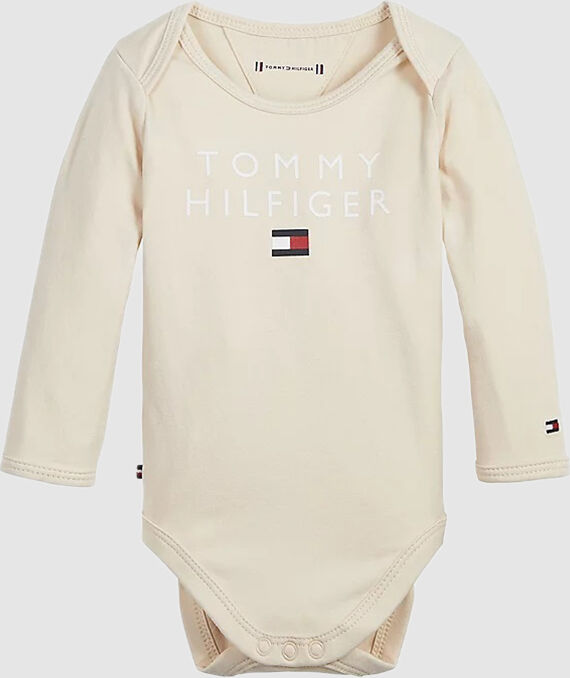 Tommy Jeans- Kids Body Bebé Menino Logo Tommy Jeans Creme