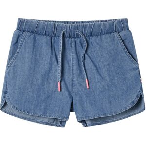 vidaXL Barnshorts denimblå 92