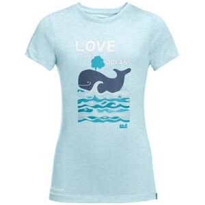 Jack Wolfskin Ocean T-Shirt Kids Gulf Stream (Storlek: 116)