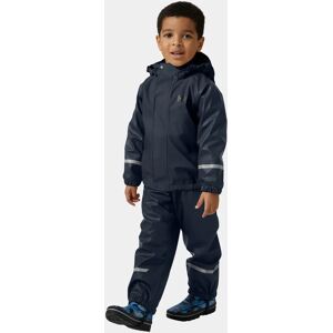 Helly Hansen Barn Bergen Fleecejacka-fodrat Regnset 2.0 Marinblå 110/5 Navy Marinblå110/5