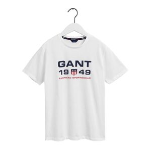 GANT Retro Shield T-shirt Junior, Vit, 140