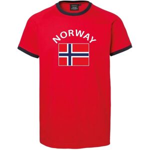 Norway T-shirt   Barn/Baby100clRöd/Marinblå Röd/Marinblå