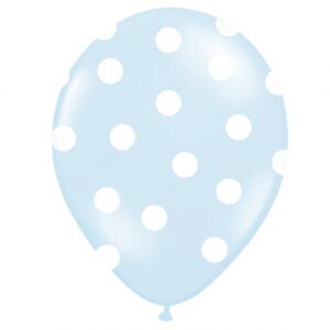 Latexballonger Blå, Prickar
