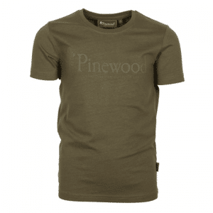 Pinewood Outdoor Life T-Shirt Barn 6445 (Färg: Jaktoliv, Storlek: 164)