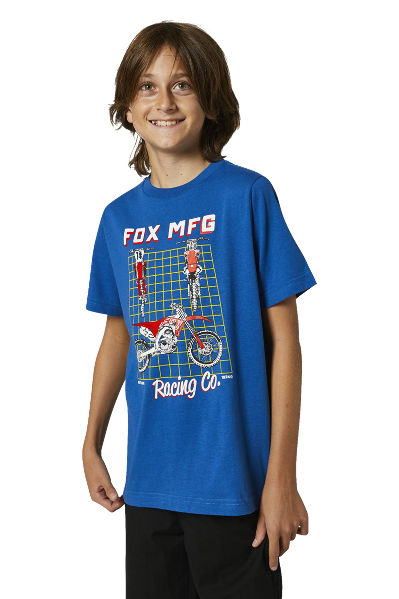 FOX Racing Cypher T-shirt Barn Blå/