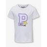 White Girls' T-Shirt Only Peanuts - Girls Šedá 9-10 Y