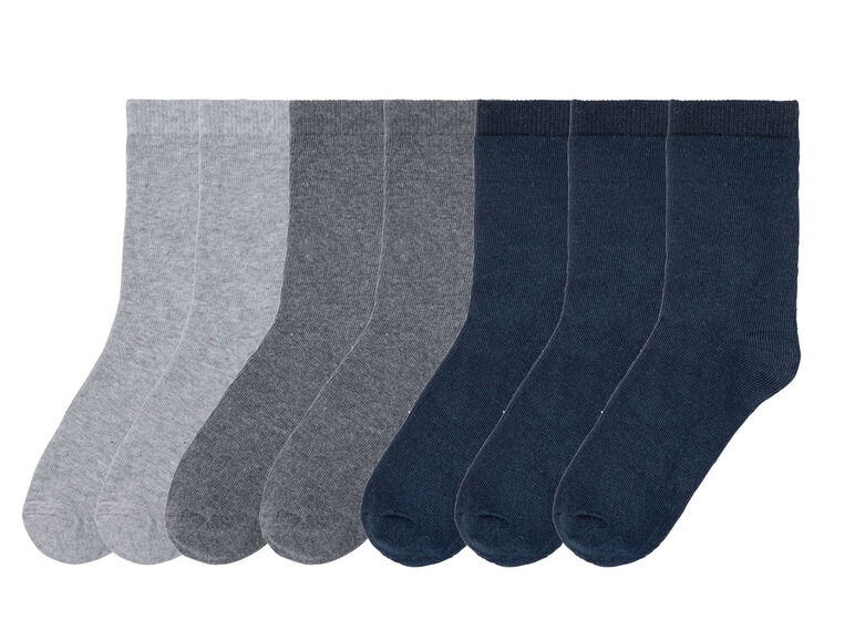 PEPPERTS® Chlapčenské ponožky, 7 párov (31/34, sivá/navy modrá)