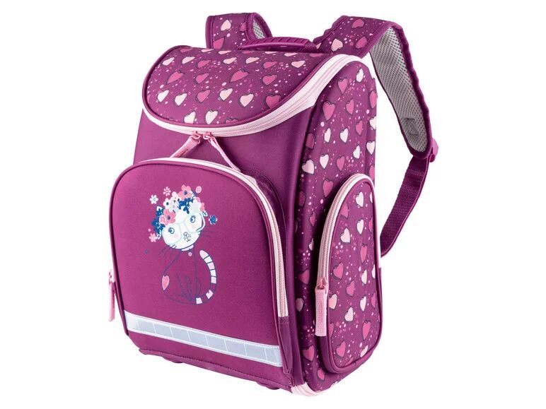 DUMY Školská taška (kvetinová mačka)