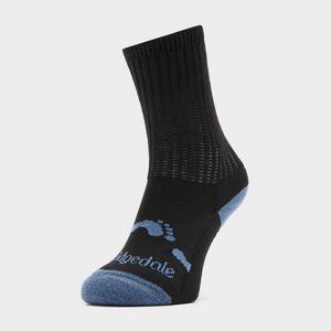 Bridgedale Kids' Woolfusion® Trekker Junior Socks - Black, Black - Unisex