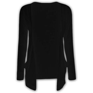 a2zkids (11-12 Years, Black) Kids Girls Plain Open Boyfriend Cardigan Long Sleeves Fashi