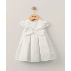 Mamas & Papas Bow Dress - White  - 12-18 Months