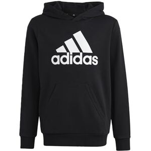 adidas U Bl Hoodie Unisex Baby Sweatshirt,Black/White,13-14 Years