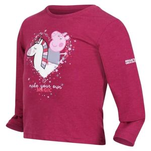 Regatta Kids Peppa Long Sleeve T-Shirt Raspberry Radiance 12-18 Months