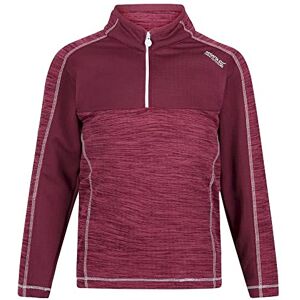 Regatta Childrens/Kids Hewley Recycled Half Zip Fleece Top (11-12 Years) (Violet/Amaranth Haze)