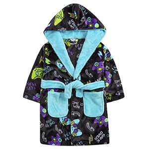 Undercover Kids Gaming Dressing Gown 18C702 Black/Purple 2-3 Years
