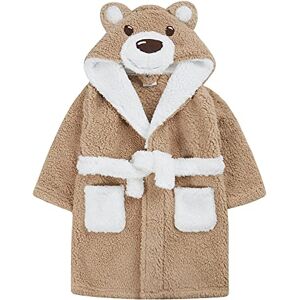 Undercover Kids Teddy Dressing Gown 18C701 Brown 9-10 Years