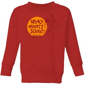 Original Hero Samurai Jack Who Wants Some Kids' Sweatshirt - Red - 5-6 Years