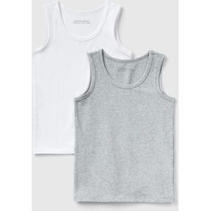 United Colors of Benetton Benetton, Two Stretch Organic Cotton Tank Tops, Multi-color, Kids