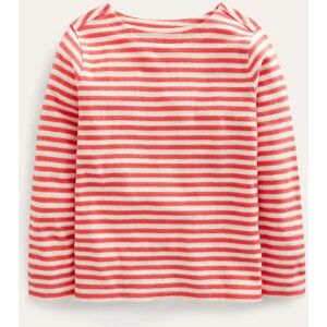 Mini Boden Texture Breton Orange Girls Boden 11-12y Female