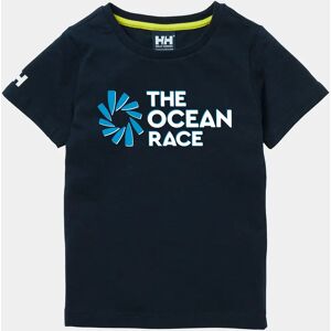 Helly Hansen Kids' and Juniors' Ocean Race Organic Cotton T-shirt Navy 110/5 - Navy Blue - Unisex