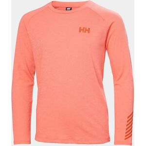 Helly Hansen Juniors' Loen Technical Base Layer Top Pink 176/16 - Peach Echo Pink - Unisex