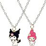 Unbranded 2 Piece Girl's Necklace,kuromi Necklace,my Melody Necklace,kids Cartoon Necklace