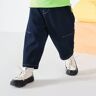 SHEIN Balabala Young Boy Slightly O Type Jeans Blue 7Y,8Y,5Y Boys