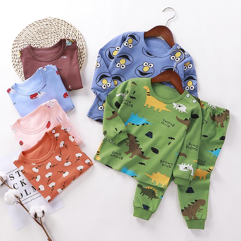 MAITA Childrenswear New Children's Clothing Autumn and Winter Children's Underwear Cotton Suit Pajamas