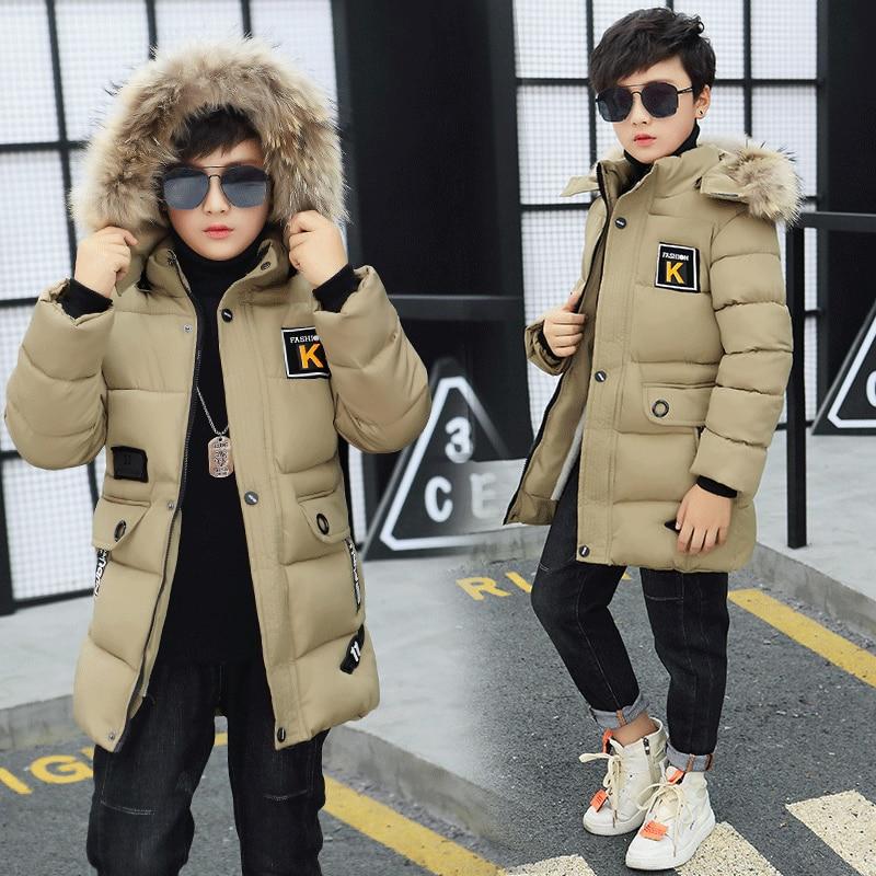 FIVE FIVE Winter Jacket Boy Park Children's Clothing  Winter Clothing Jacket Thick Cotton Thickening  Degrees